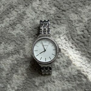 Fossil Women's Silver-Tone Watch